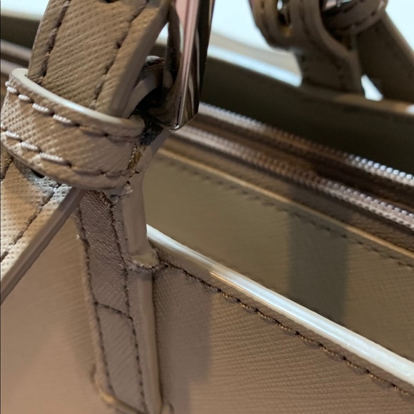 Tory Burch York Buckle Tote Grey Heron - Picture 5 of 5